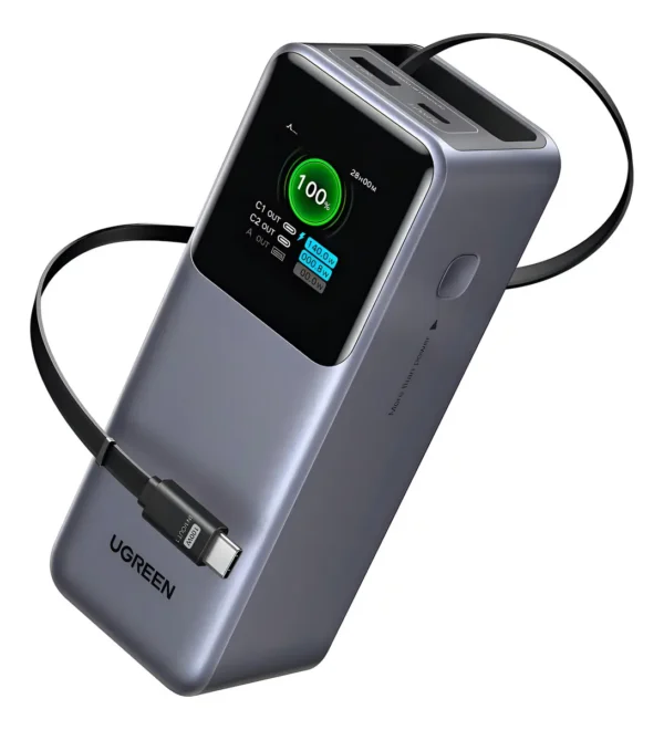Batería Externa Ugreen Nexode De 20000 Mah, 165 W, Con Usb C